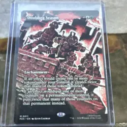 Magic: The Gathering Doubling Season Enchantment TMNT Alt Art Kevin Eastman #M0… - Image 1