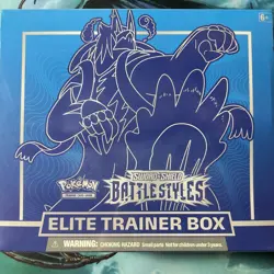 Pokemon TCG: Sword & Shield- Battle Styles Elite Trainer Box (Blue) - Image 1