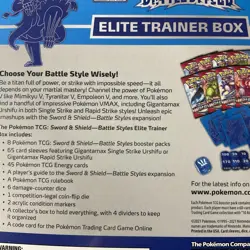 Pokemon TCG: Sword & Shield- Battle Styles Elite Trainer Box (Blue) - Image 5