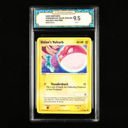 TQG 9.5 MINT+ 2005 Pokemon ENG Holon's Voltorb 71/113 C - Image 1