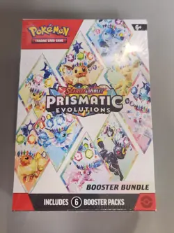 Pokemon Scarlet & Violet Prismatic Evolutions Booster Bundle - Image 1