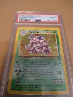 2000 Pokemon #11/130 Nidoking Base Set 2 - Image 1