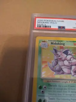 2000 Pokemon #11/130 Nidoking Base Set 2 - Image 5