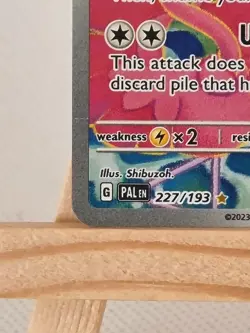 Pokemon TCG Flamigo 227/193 Illustration Rare – Paldea Evolved Scarlet & Violet - Image 4