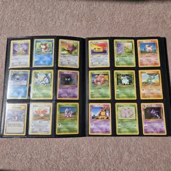 Pokemon Binder Bundle Joblot - HUGE 127x Vintage Non Holos WOTC Old Folder Full - Image 3