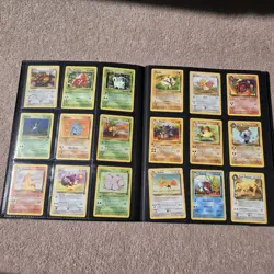 Pokemon Binder Bundle Joblot - HUGE 127x Vintage Non Holos WOTC Old Folder Full - Image 5