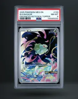 Bulbasaur Illustration Rare Mega Evolution STAMPED Promo 133/132 Pokemon 2025 - Image 1