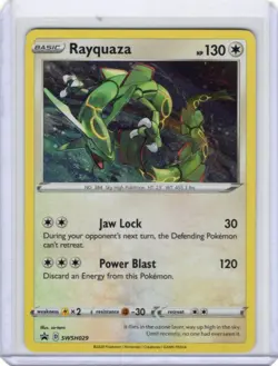 Rayquaza SWSH029 Holo Black Star Promo TCG Pokemon NM/M Condition - Image 1