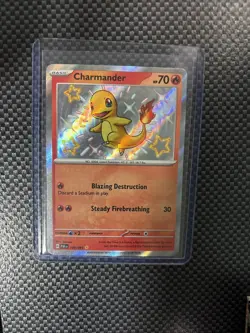 Pokemon TCG Charmander Paldean Fates 109/091 Shiny **MINT** - Image 1