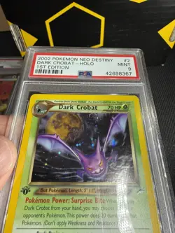 Pokemon 2002 Neo Destiny Dark Crobat 2/105 1st Edition Holo Rare PSA 9 - Image 4