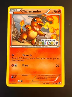 CHARMANDER 17/113 POKEMON BUILD A BEAR PROMO LP - Image 1