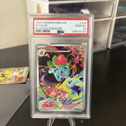 IVYSAUR 134 POKEMON MEGa And Bulbasaur Mega Both Psa 10s Two Psa 10 Slabs - Image 1