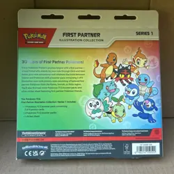 Pokemon TCG First Partner Illustration Collection Series 1 Promo Booster Box - Image 2