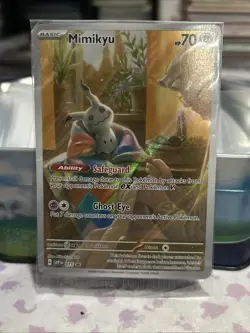 SEALED Pokemon Mimikyu SVP 075 - Holo Black Star Promo - Image 1