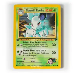 Pokemon - Giovanni's Nidorina - 1st Edition - Non Holo - 44/132 - Gym Challenge - Image 1