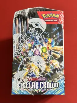 Pokemon Scarlet & Violet Stellar Crown Booster Box 36 Pack Sealed Brand New!! - Image 2