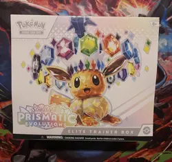 Pokemon Prismatic Evolutions ETB Elite Trainer Box Brand New Factory Sealed - Image 1