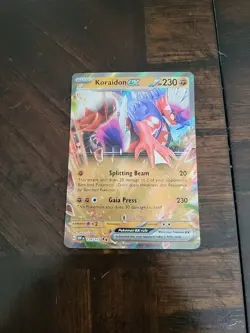 Pokemon TCG Koraidon ex SV03: Obsidian Flames 124/197 Holo Double Rare - Image 1