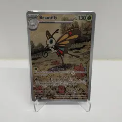 Pokemon Beautifly 219/217 ASC Illustration Rare Full Art Holo Stage 2 130HP 2026 - Image 1