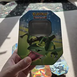 Pokemon Vintage Old EMPTY TINS Diamond & Pearl Rayquaza Mewtwo - Image 2