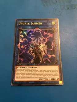 YUGIOH Ultra Rare Update Jammer GFTP-EN105 1st Edition - Image 1