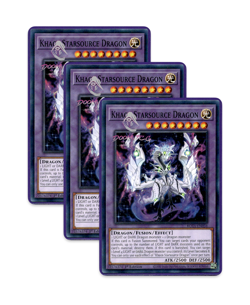 Yugioh! Khaos Starsource Dragon ROTA-EN034 (Common) 1st Ed 3x - Image 1