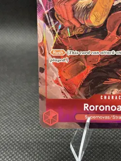 One Piece Roronoa Zoro *PRE-ERRATA* Parallel - Romance Dawn OP01-025 Holo Wheel - Image 2