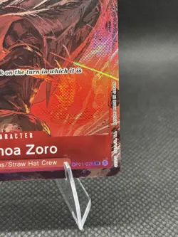 One Piece Roronoa Zoro *PRE-ERRATA* Parallel - Romance Dawn OP01-025 Holo Wheel - Image 3