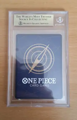 One Piece CCG Monkey.D.Luffy Mos Burger Tie-Up Campaign JPN Promo P-080 BGS 10 - Image 2