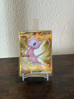 Pokemon Mew EX 205/165 Scarlet & Violet 151 Gold Secret Rare NM - Image 1