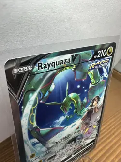 Pokemon TCG Rayquaza v Evolving Skies Card 194/203 Near Mint - Image 3