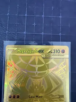 Mega Zygarde ex - Gold Mega Hyper Rare - Perfect Order - 124/088 - Pokemon Card - Image 3
