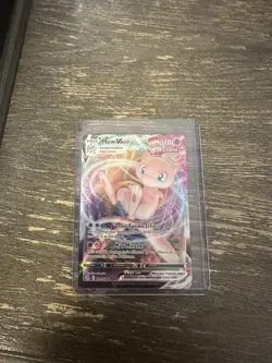 Pokemon Mew VMAX Full Art Ultra Rare Holo 114/264 Fusion Strike 310 HP TCG - Image 1