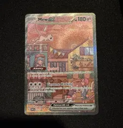 Pokemon Mew ex 053 Scarlet & Violet Promo Full Art Holo 180 HP EX - Image 1