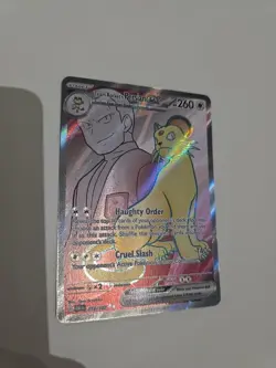 Pokemon TCG Destined Rivals Team Rockets Persian EX Card 219/182 - Image 1