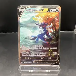 Pokemon Cards Hisuian Samurott V GG51/GG70 Crown Zenith Galarian Gallery Holo NM - Image 1