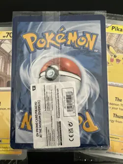 Pikachu At The Museum Promo Pokemon Card TCG X3 Bundle New Sealed Pack - Image 4