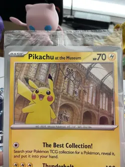Pokemon TCG: 5x Sealed Pikachu At The Museum Jumbo Promo Card NHM Promo. - Image 3