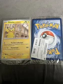Pikachu At The Museum Sealed Jumbo Pokemon Card Promo X2 - Image 3