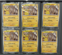 Pokemon Pikachu At The Museum Jumbo Promo Card x6 New & Sealed - Image 1