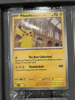 Pokemon Pikachu At The Museum Jumbo Promo Card x6 New & Sealed - Image 2