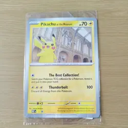 Pokemon TCG Pikachu At The Museum Jumbo Card Promo - Brand New And Sealed - Image 1
