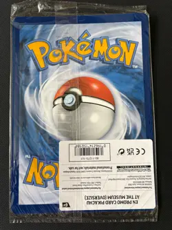 Pikachu At The Museum Jumbo Promo Card Pokemon Natural History Museum SEALED - Image 2