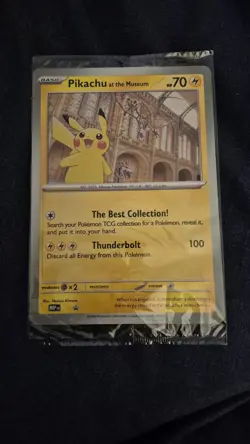 Sealed Pikachu At The museum Promo Pokemon National History Museum Jumbo - Image 1