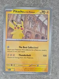 3 X Pokemon TCG Pikachu At The Museum Jumbo Card Promo - New & Sealed ✅⚡ - Image 3