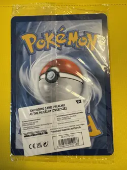 Pokemon TCG: Pikachu at the Museum JUMBO PROMO CARD - NEW & SEALED - Image 2