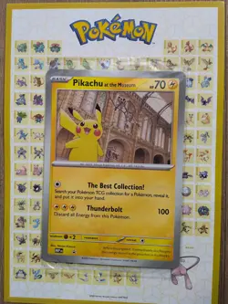 Pokemon Pikachu At The Museum Jumbo Promo Card ✅ SEALED ✅ - Image 1