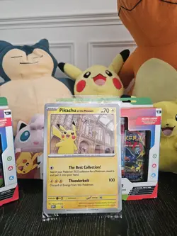 PIKACHU At The Museum Pokemon Card SEALED JUMBO PROMO TCG - Image 1