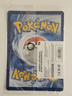 PIKACHU At The Museum Pokemon Card SEALED JUMBO PROMO TCG - Image 3