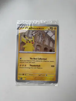 Pokemon TCG: Pikachu at the Museum JUMBO PROMO CARD - NEW & SEALED ⚡ - Image 1